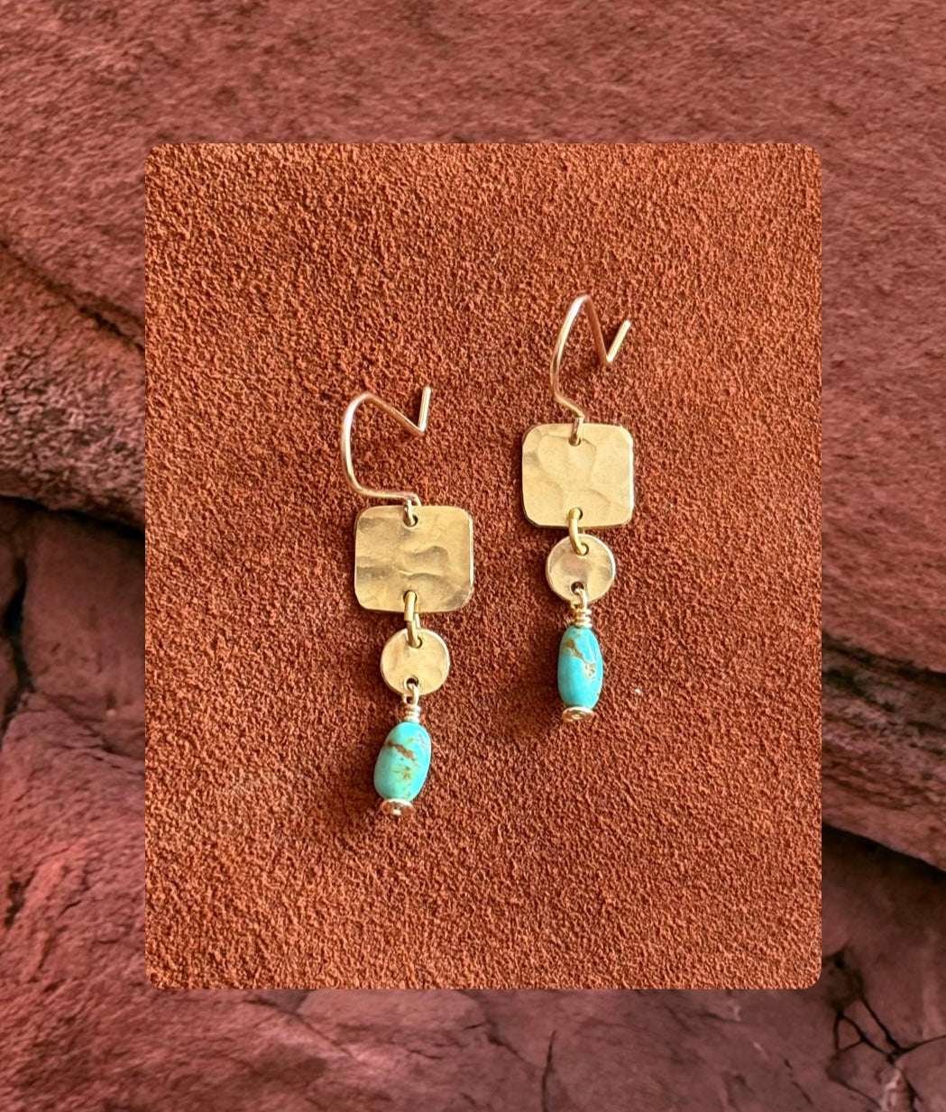 Canyon geometry earrings