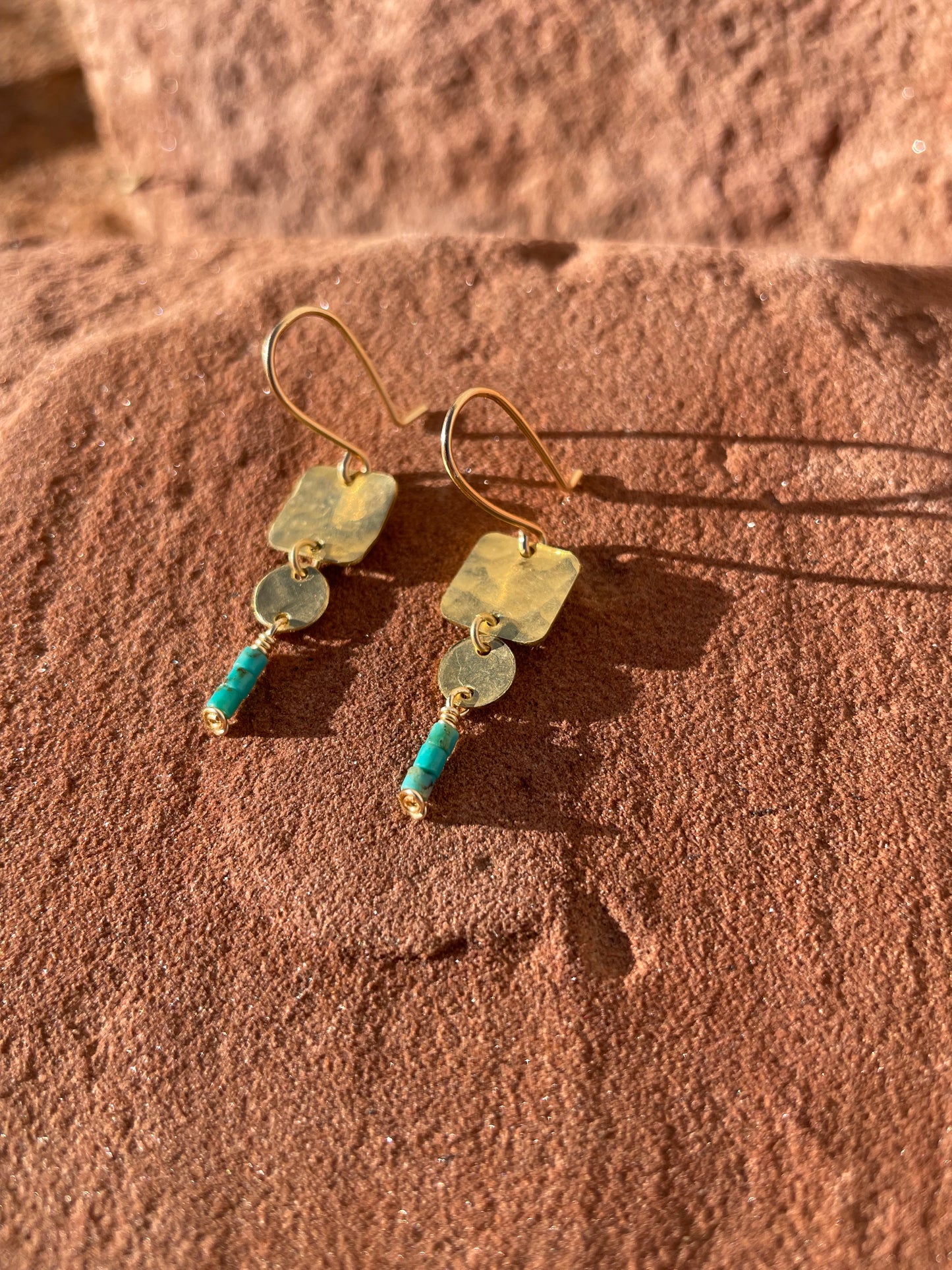 Canyon geometry earrings (made to order)