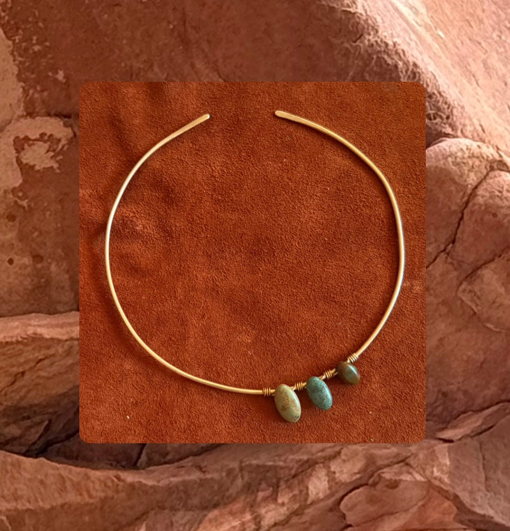 Turquoise cuff ~ sage mirage ✦