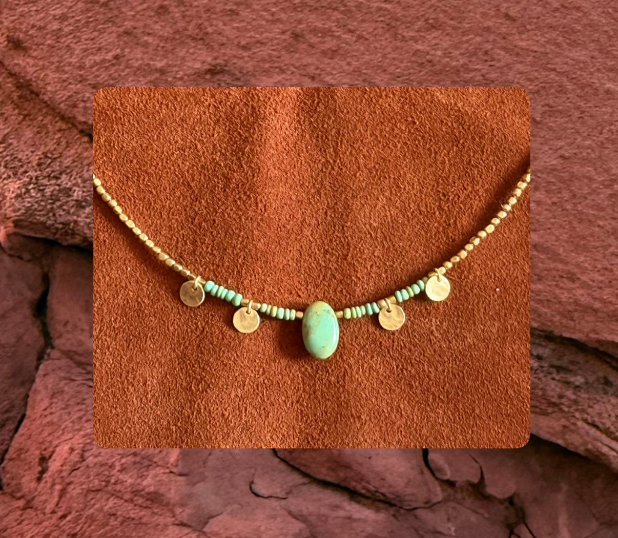Turquoise hues necklace