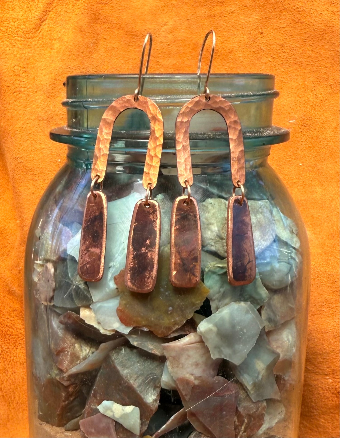 Arches & patina slabs