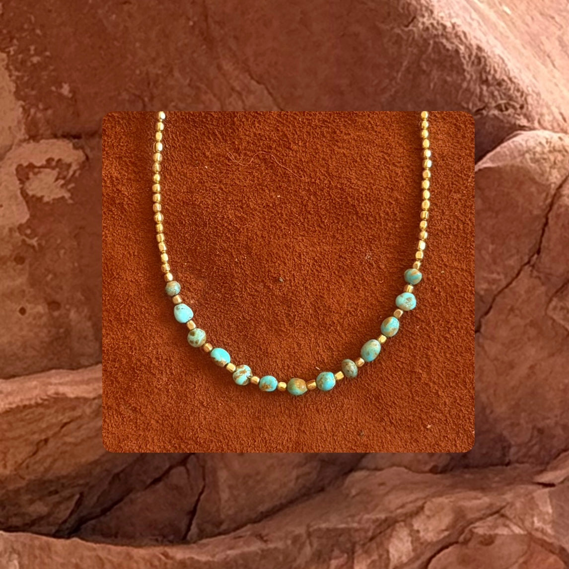 Turquoise pebbles talisman ✦