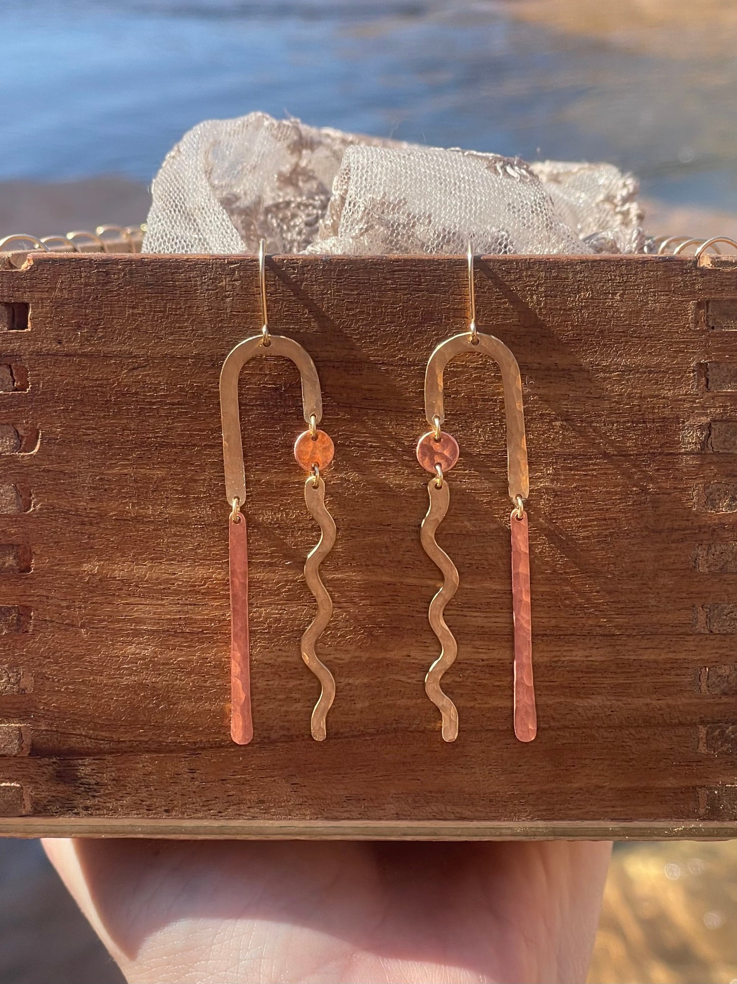 Arches - transformation earrings (made to order)