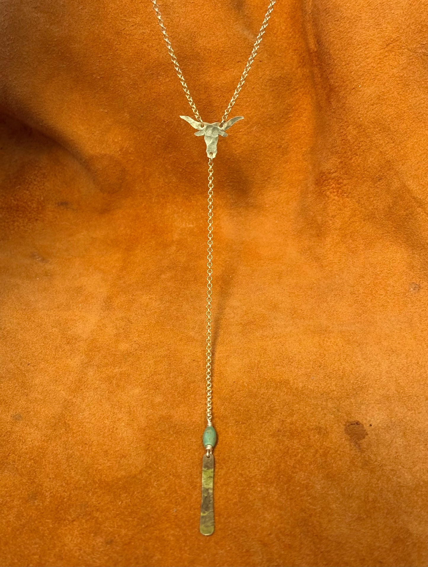 Longhorn necklace (made to order)