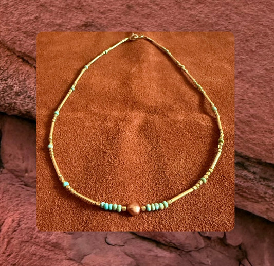 Desert pearl necklace