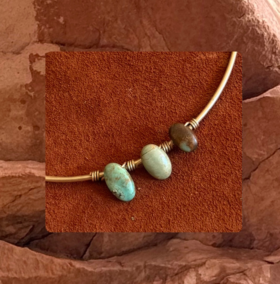 Turquoise cuff ~ sage mirage ✴︎