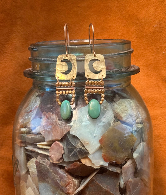 Crescent moon drips (made to order)