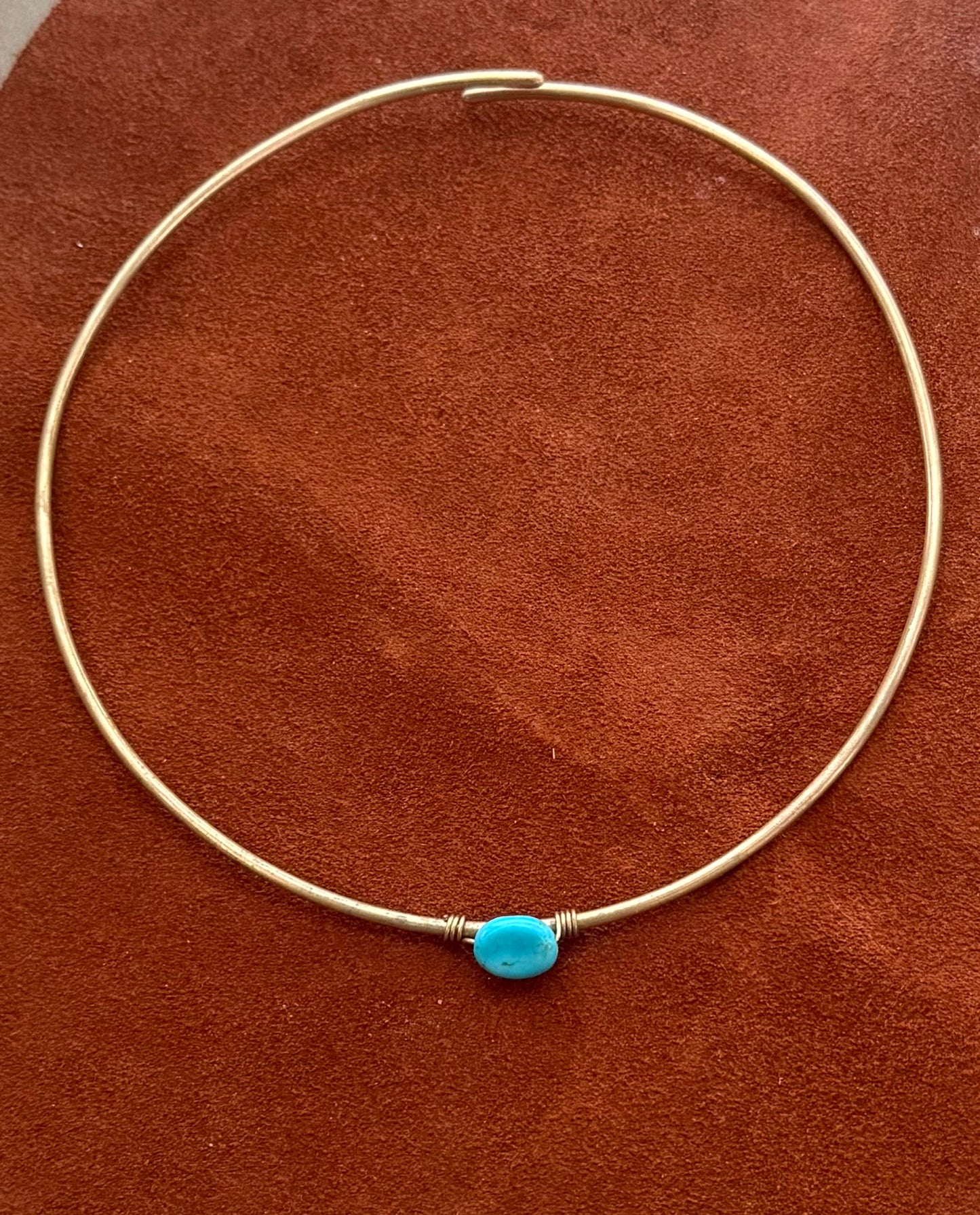 Turquoise neck cuff