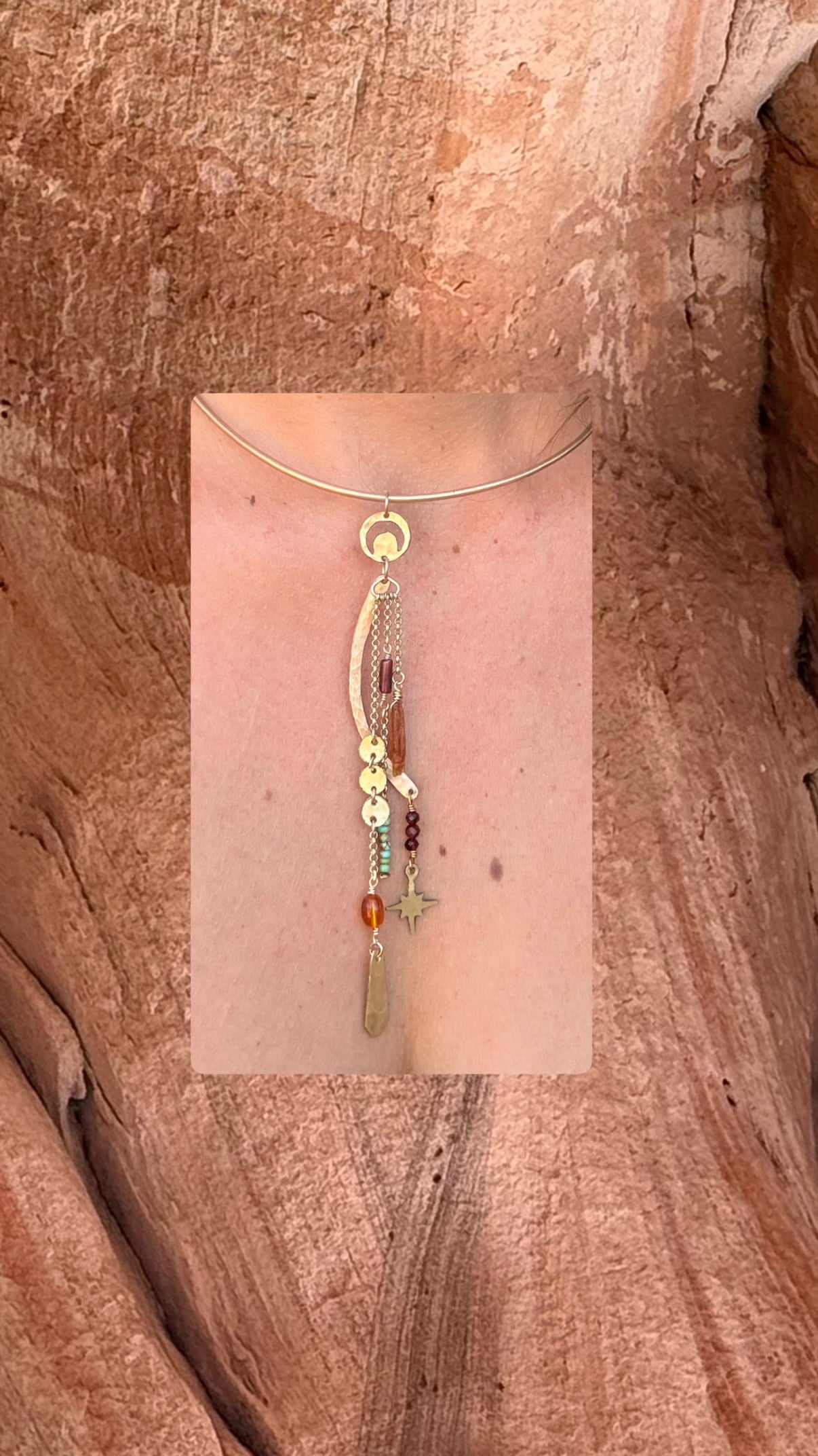 Celestial layers necklace
