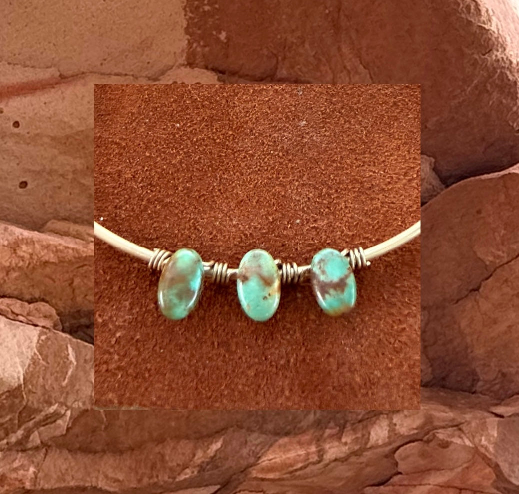 Turquoise cuff ~ sediment swirl ✴︎
