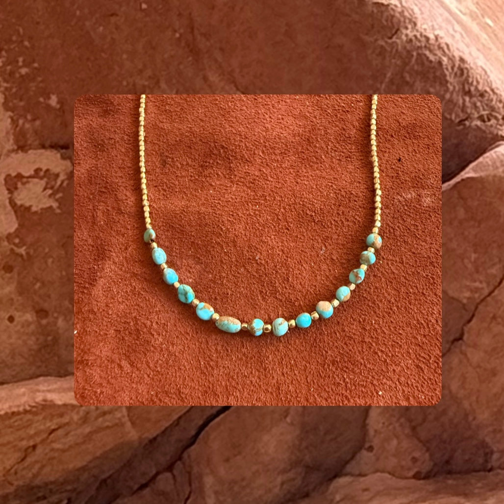 Turquoise pebbles talisman ✴︎