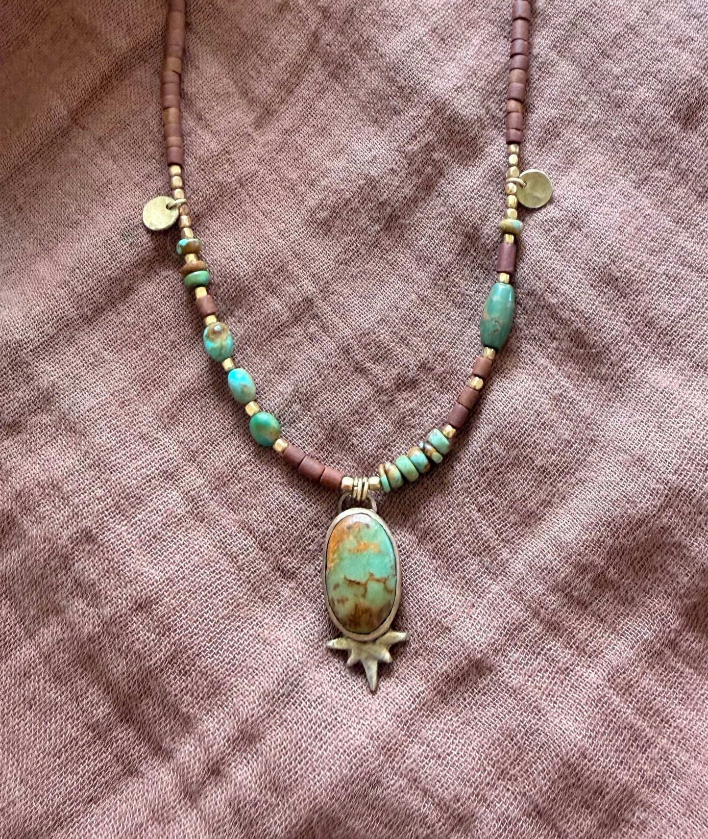 Celestial burst necklace