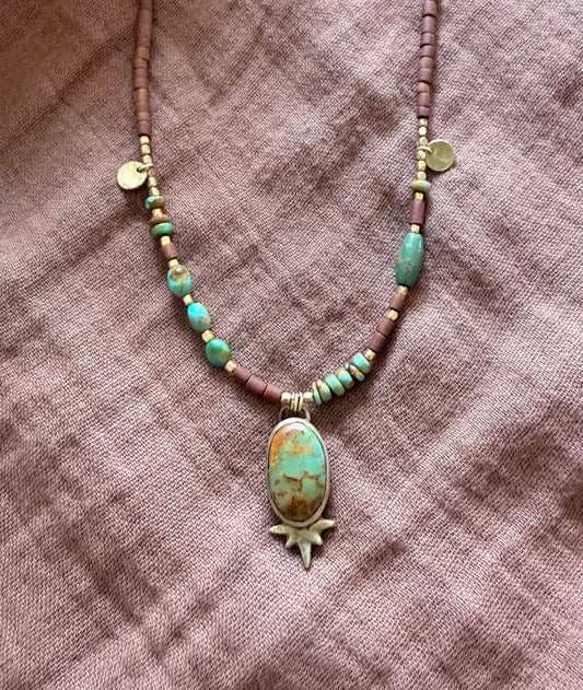 Celestial burst necklace