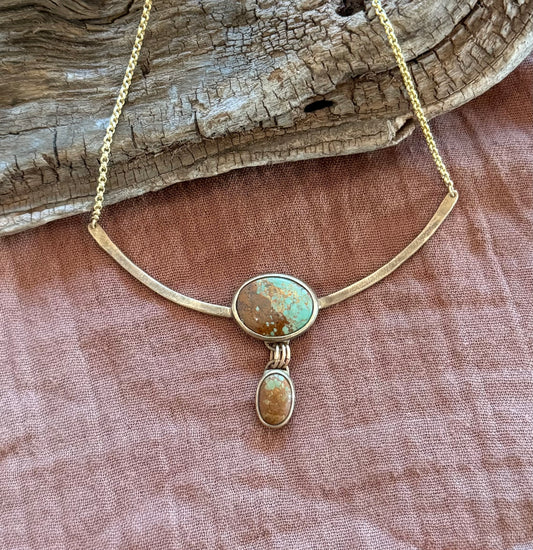 Hues of turquoise necklace
