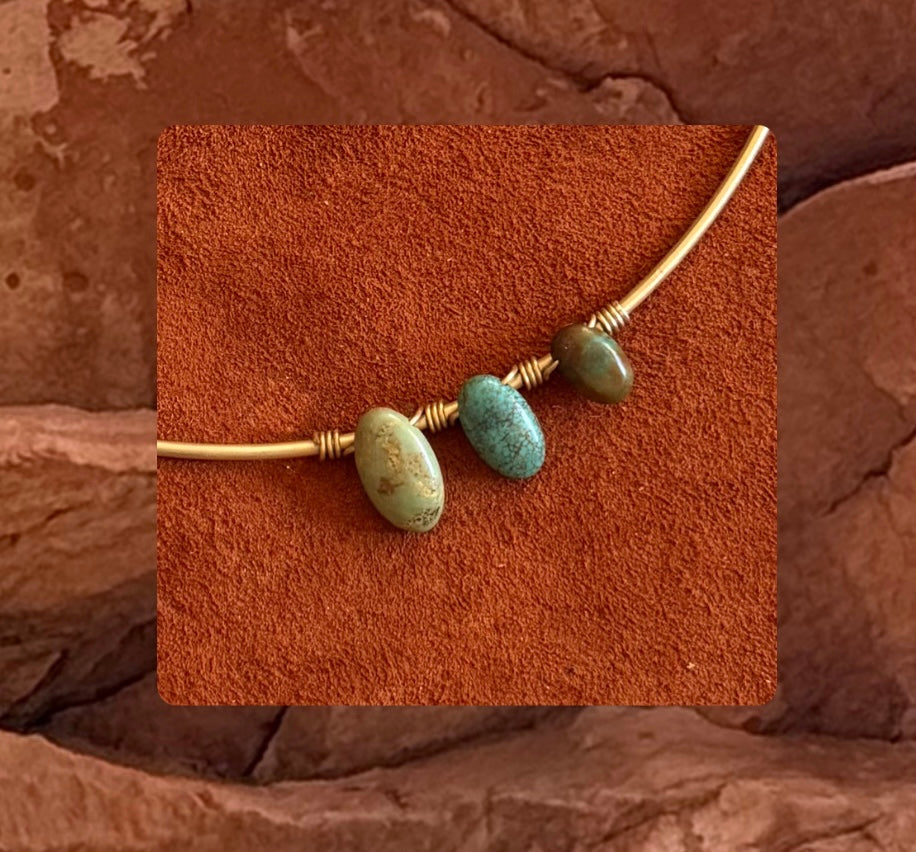 Turquoise cuff ~ sage mirage ✦
