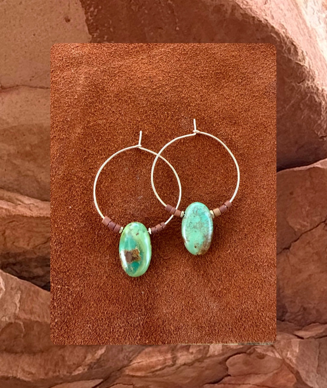 Rustic mermaid hoops